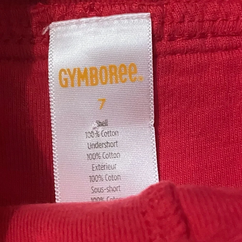 Gymboree Red Sequin Corduroy A Line Ruffle Skirt